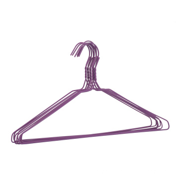 Eco-Friendly Hanger PE Coated Laundry Metal Wire Hangers for Wholesale